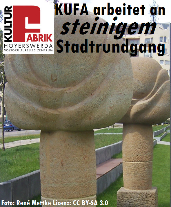 Die Hoyerswerdaer Kulturfabrik arbeitet an einem steinigen Stadtrundgang...