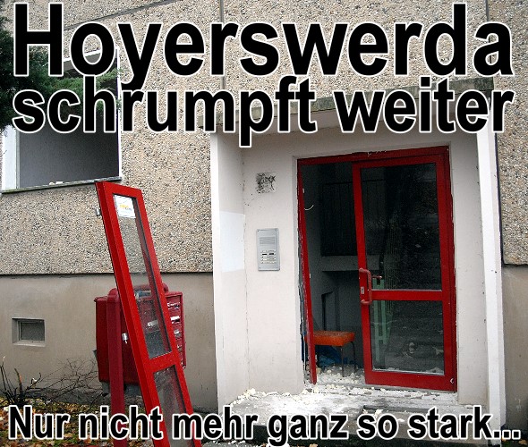 Hoyerswerda schrumpft weiter - nur nicht mehr ganz so stark...
