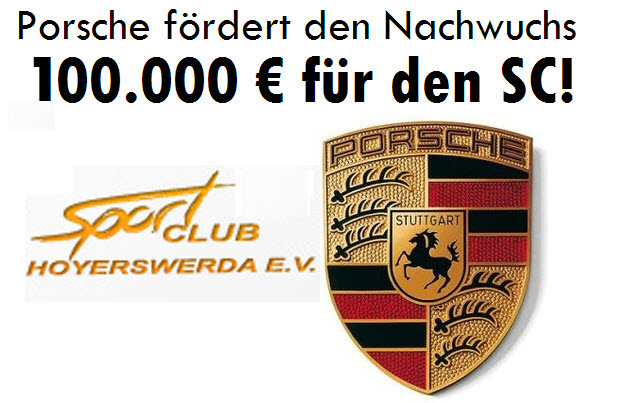 Porsche fördert den Nachwuchs: 100.000 € für den Sportclub!
