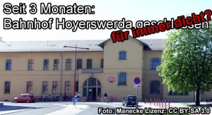 Seit 3 Monaten: Bahnhof Hoyerswerda geschlossen – für immer dicht?