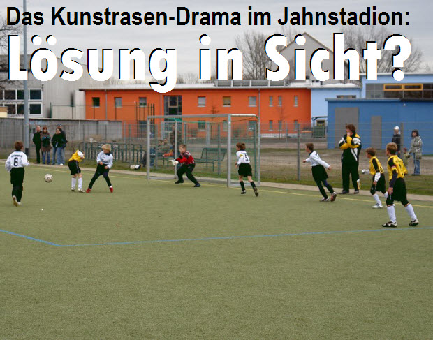 Das Kunstrasendrama im Jahnstadion Hoyerswerda: Lösung in Sicht?