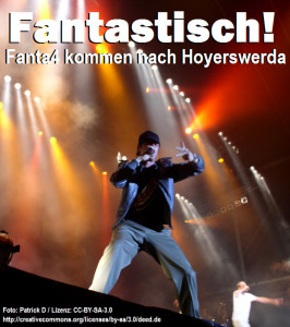 Fantastisch! Die Fantastischen Vier kommen nach Hoyerswerda!