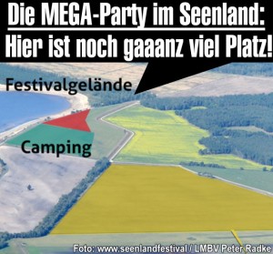 Die Mega-Party im Lausitzer Seenland: Hier ist noch gaaaanz viel Platz!