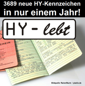 3689 neue HY-Kennzeichen in nur einem Jahr: Hoyerswerda lebt!