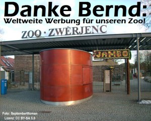 Danke Bernd: Weltweite Werbung für den Zoo Hoyerswerda
