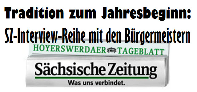 Hoyerswerda: Traditions zum Jahresbeginn - SZ-Interview-Reihe mit den Bürgermeistern der Region