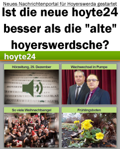 Neues Nachrichtenportal für Hoyerswerda: Ist die neue hoyte24 besser als die "alte" hoyerswerdsche?