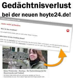 Hoyerswerda: Gedächtnisverlust bei der neuen hoyte24.de!