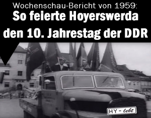 Wochenschau-Bericht von 1959: So feierte Hoyerswerda den 10. Jahrestag der DDR!