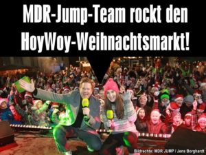 MDR-Jump-Team rockt den Hoyerswerdaer Weihnachtsmarkt!